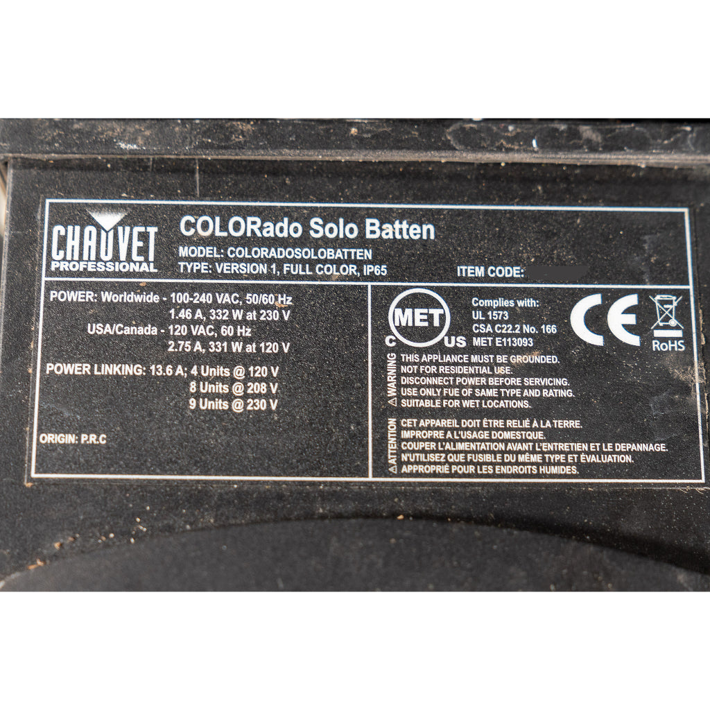 Chauvet - COLORADOSOLOBATTEN