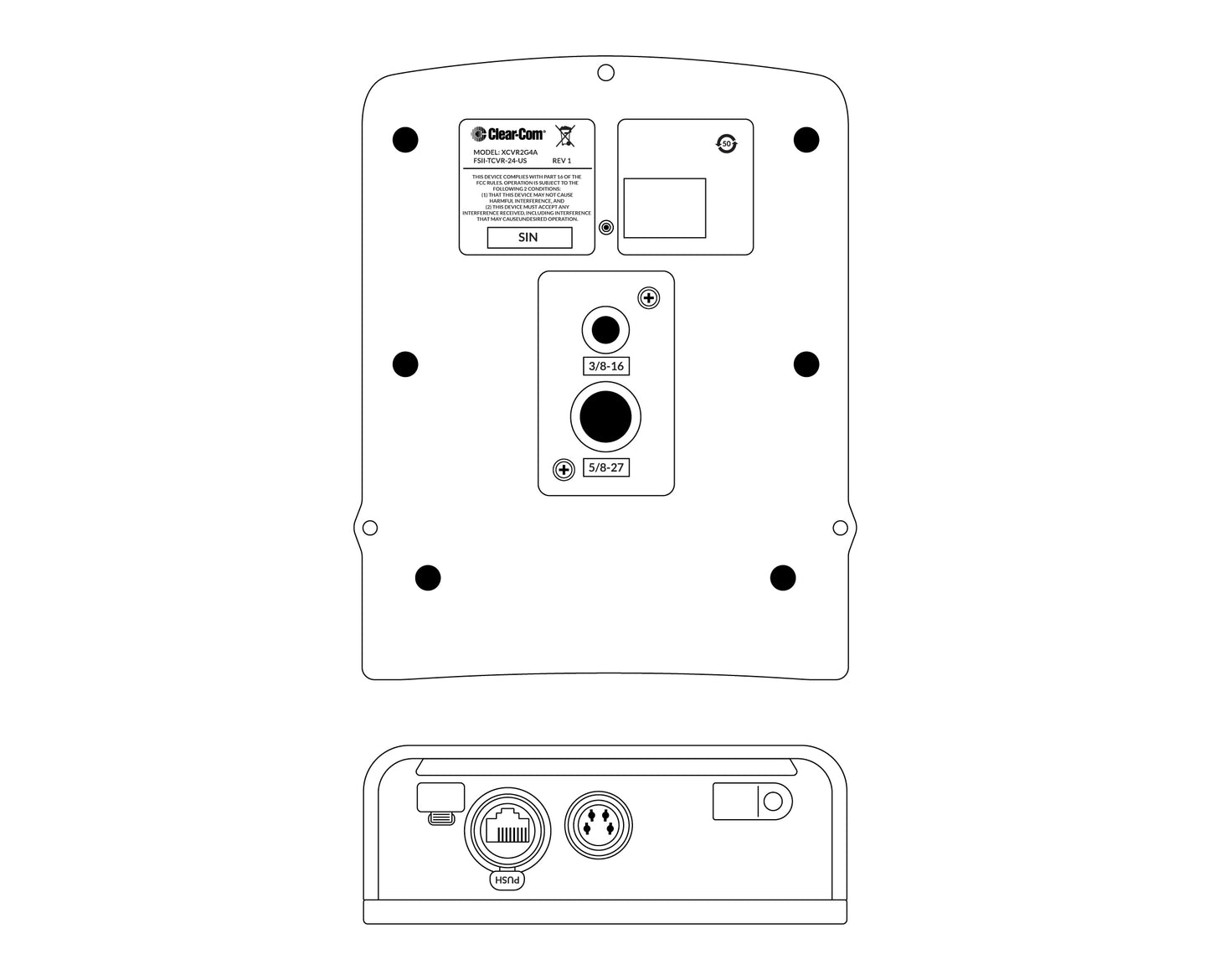 Clear-Com - FSII-TCVR-24