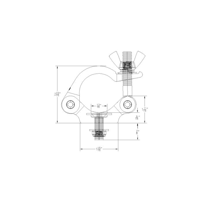 Global Truss - PRO CLAMP BLK